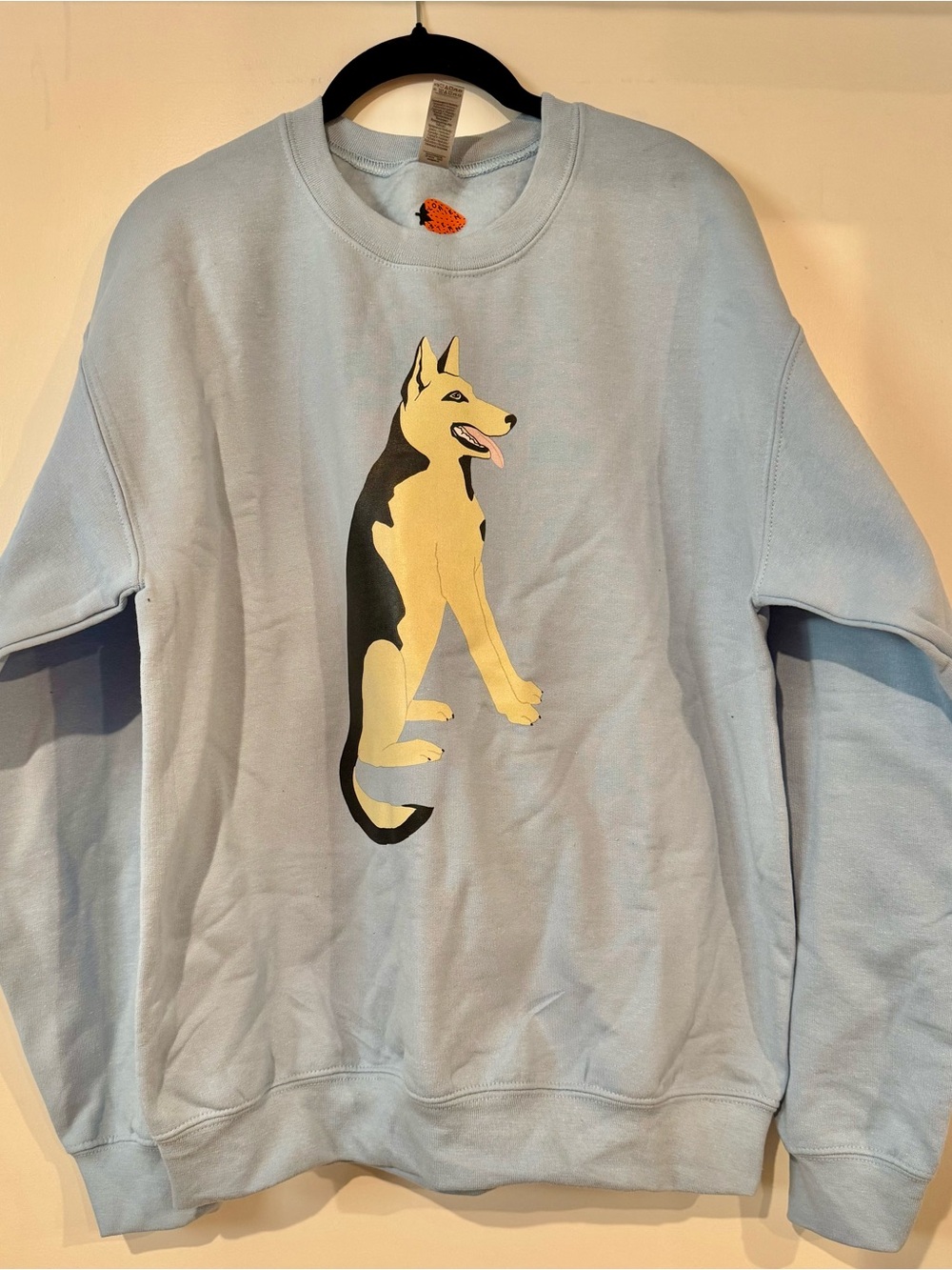 Lorien Stern Dog Sweatshirt Light Blue Unisex M